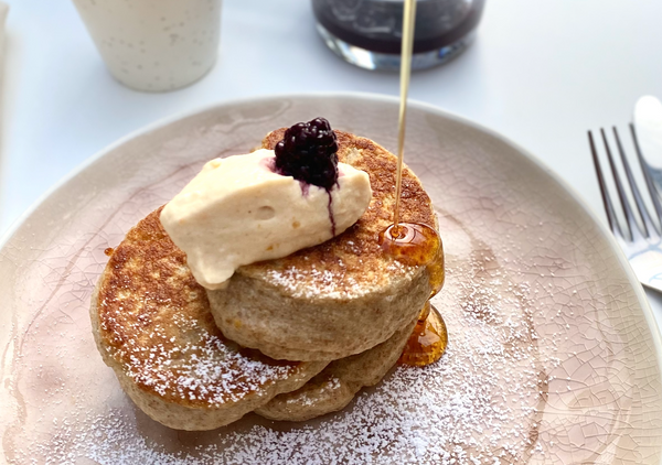 Chia, Ricotta, Lemon Hot Cakes - YesYouCan Gluten Free