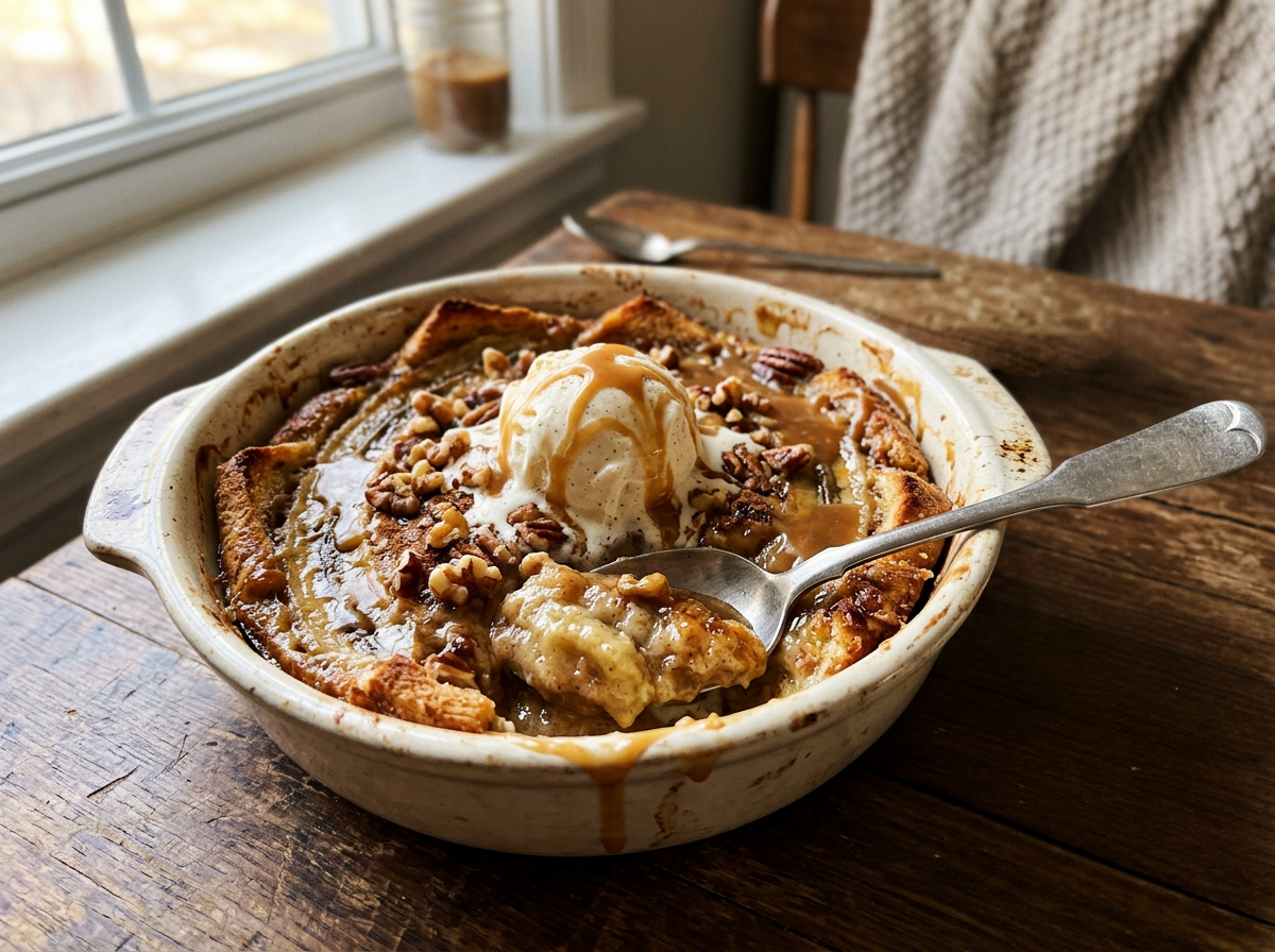 Banana Bread Pudding