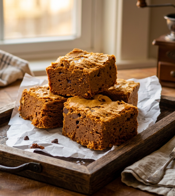 Golden Caramel Blondies