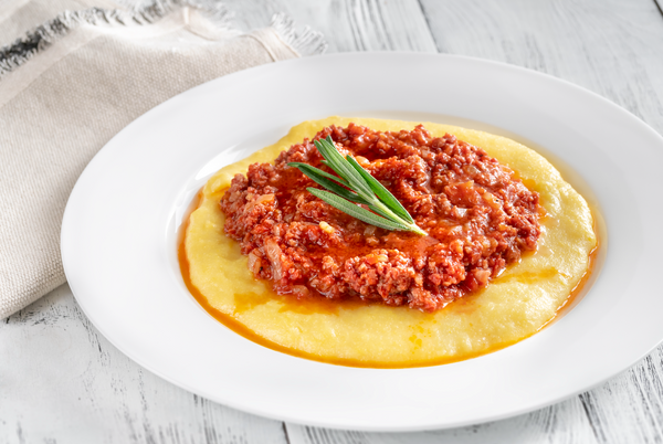 Polenta Al Sugo (Meat Sauce) - YesYouCan Gluten Free