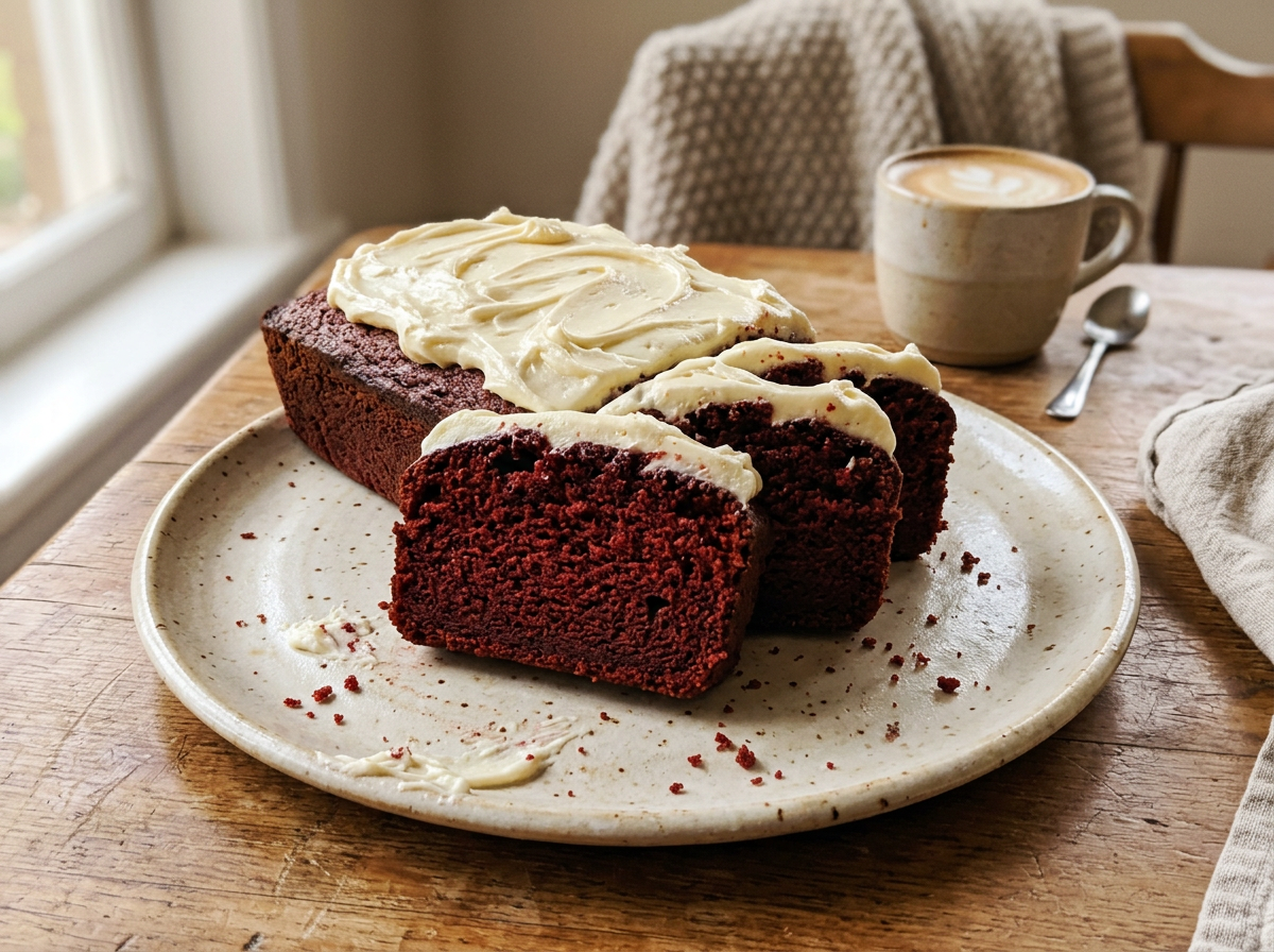 Red Velvet Loaf Cake