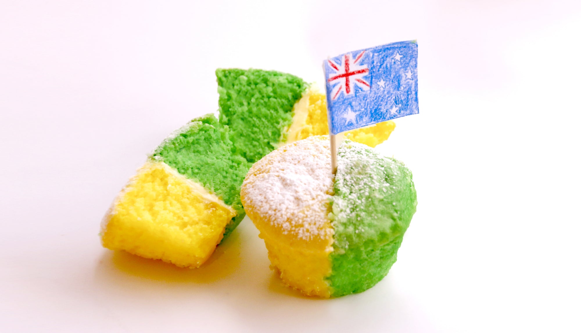 Gluten Free Australia Day Cupcakes