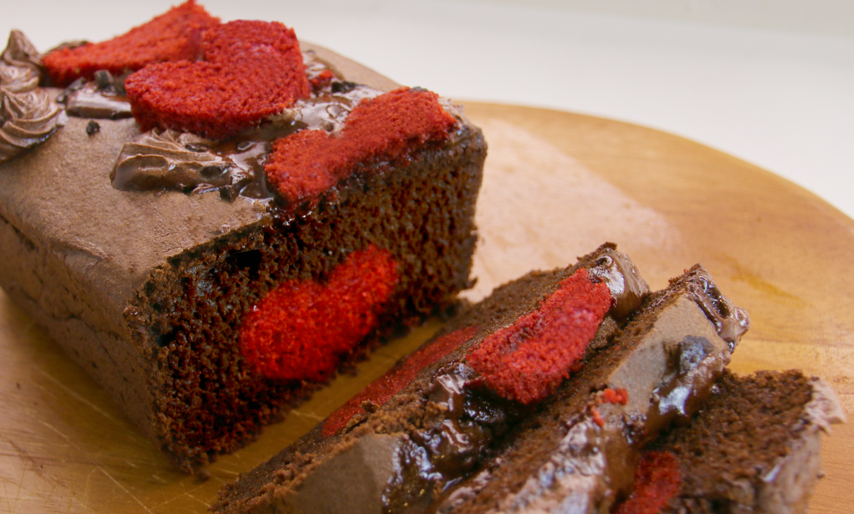 Indulgent Gluten Free Valentine's Cake