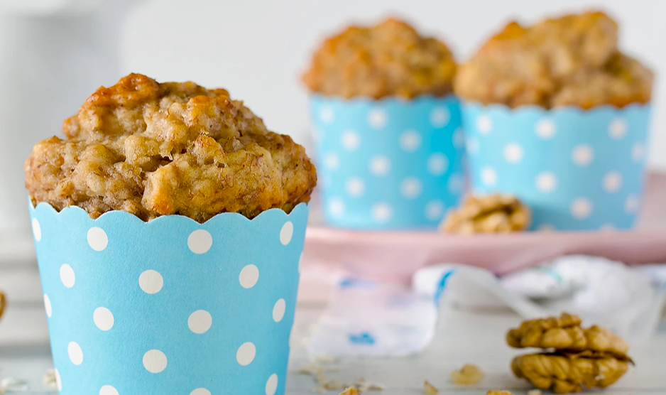 Banana and Walnut Muffin