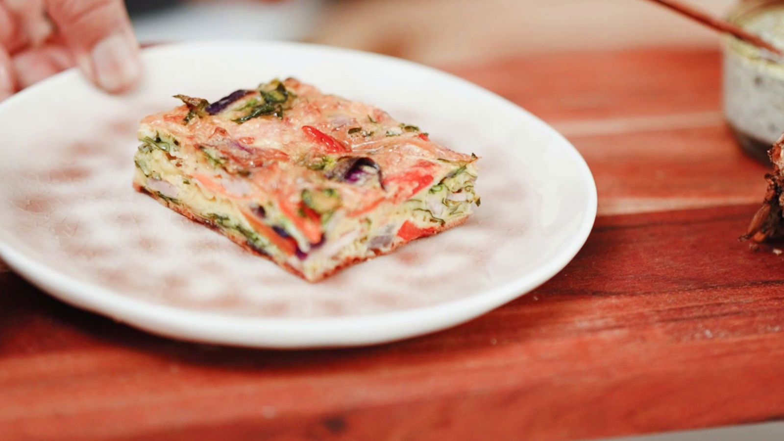 Mediterranean Veggie and Mushroom Slice