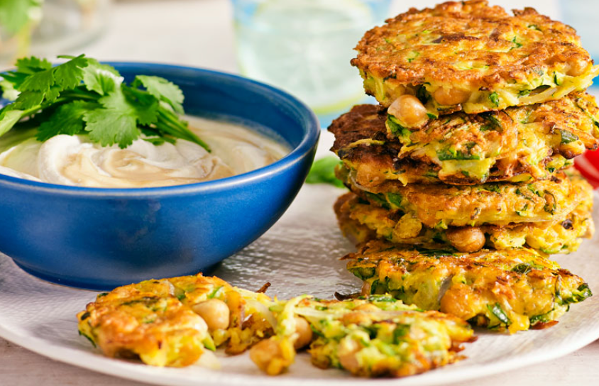 Zucchini & Chickpea Fritters