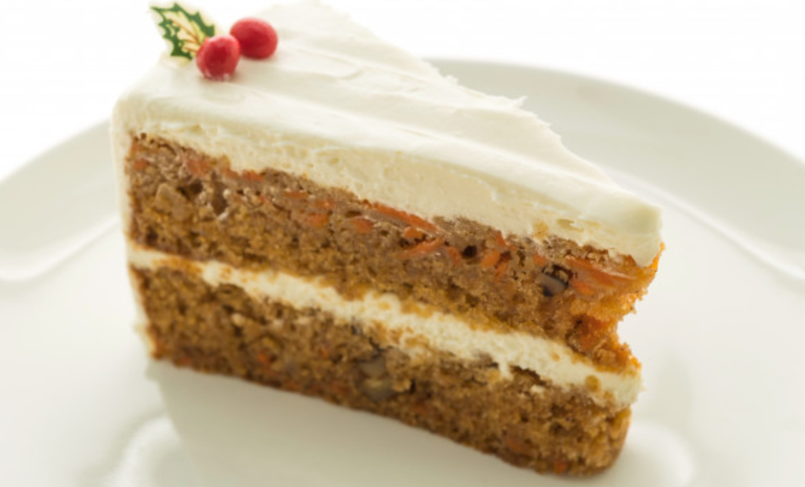 Caramel Frosted Carrot Cake