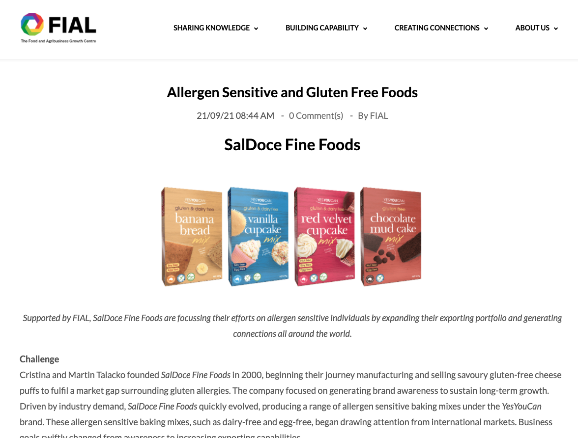 A Case Study on SalDoce Fine Foods by FIAL