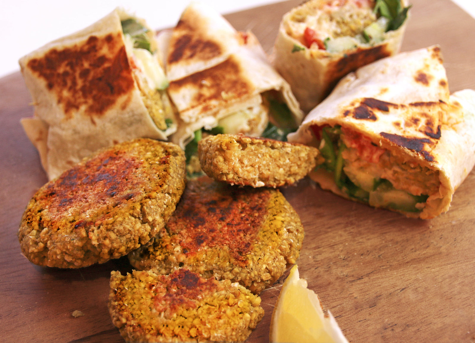 Gluten Free Falafel Wrap Recipe