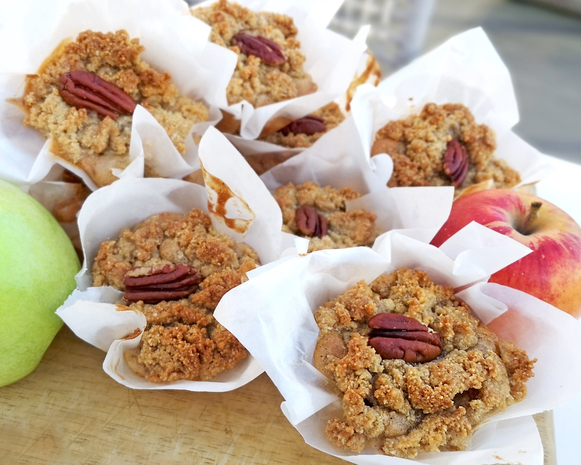 Gluten Free Apple & Cinnamon Muffin with Crumble Topping Recipe