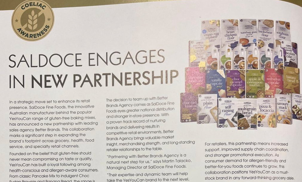 SalDoce Fine Foods Partners with Better Brands Agency