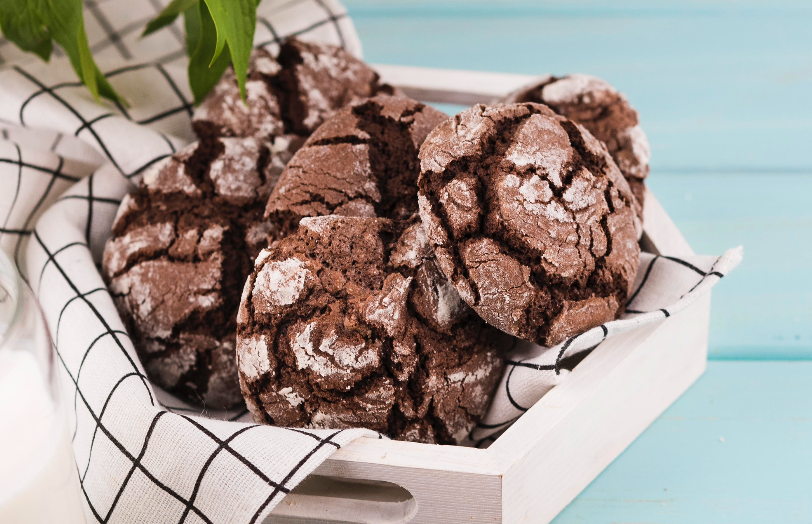 Brownie Crinkle Cookies