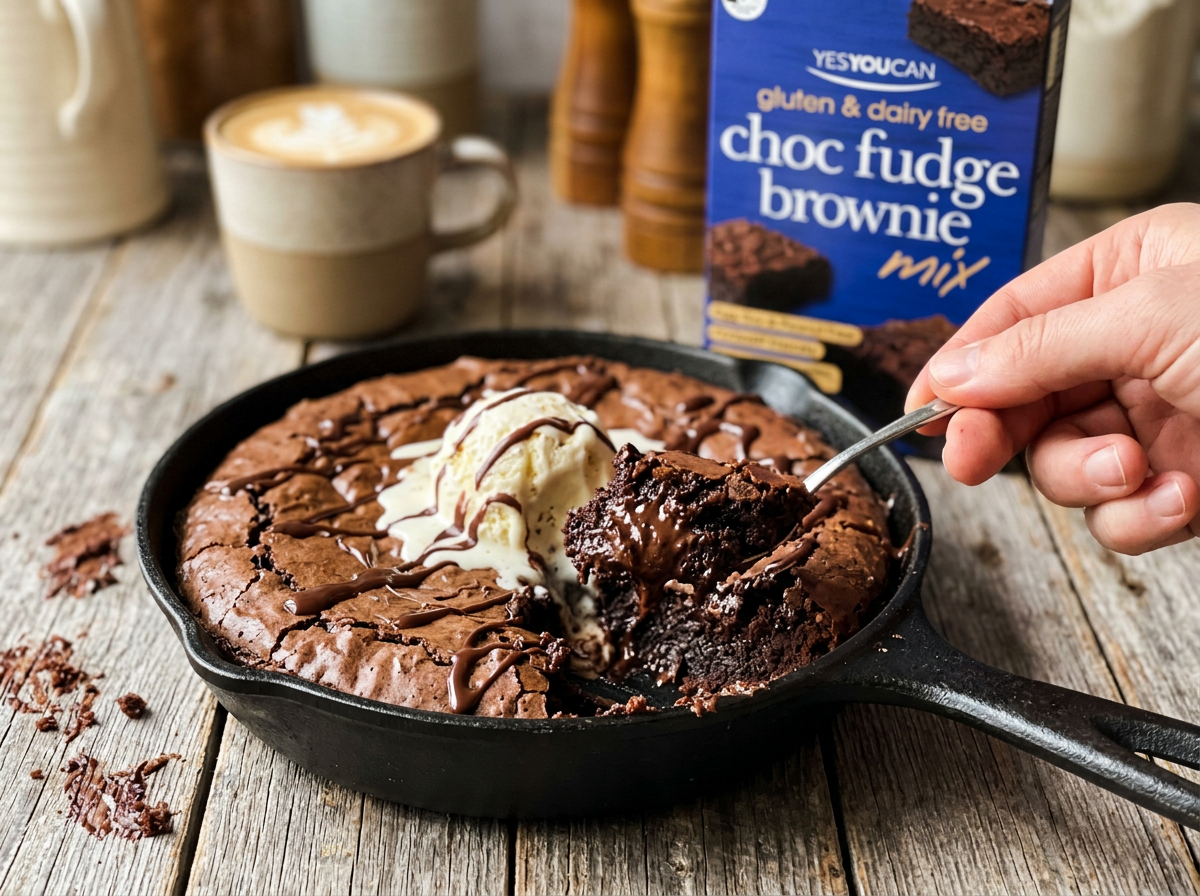 Choc Fudge Brownie Skillet
