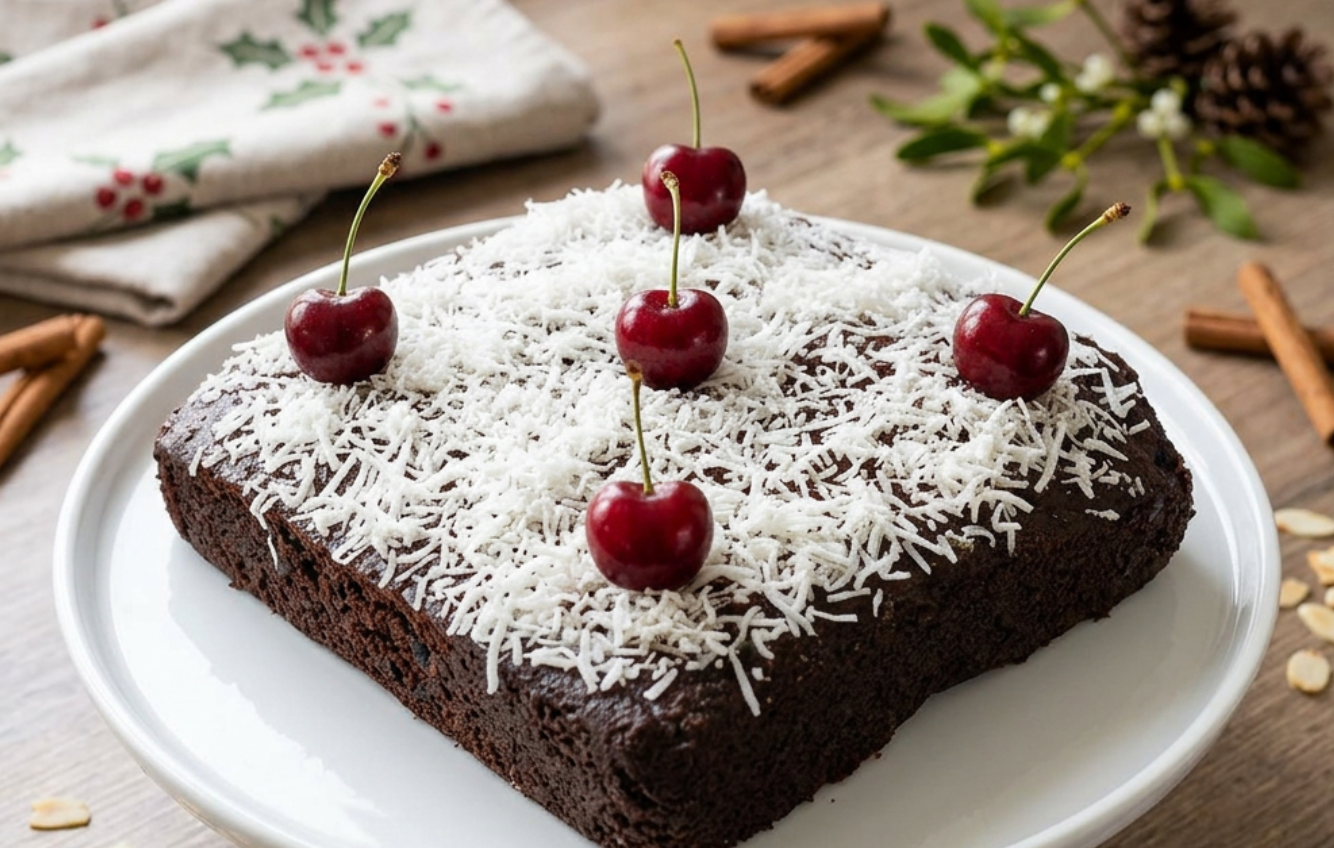 Gluten Free Red Velvet & Berries Cake Recipe