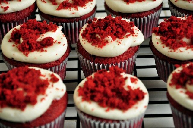 red velvet cake cupcake yesyoucan vegan gluten free dairy free egg free