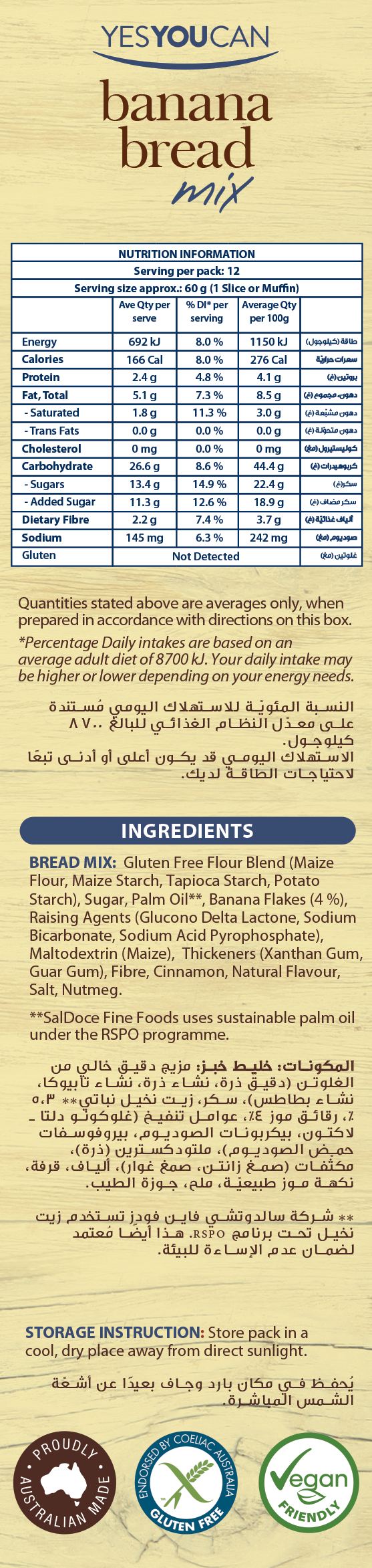 Banana Bread Mix