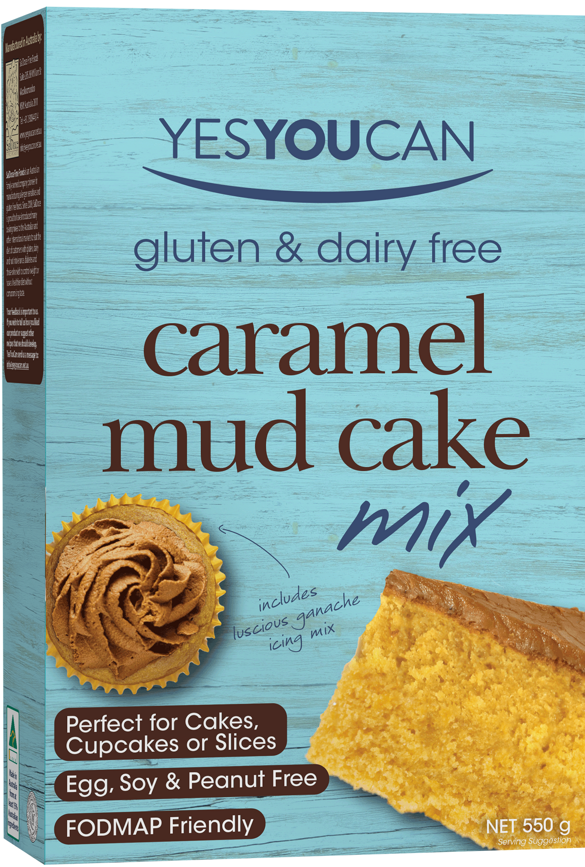 YesYouCan Caramel Mud Cake