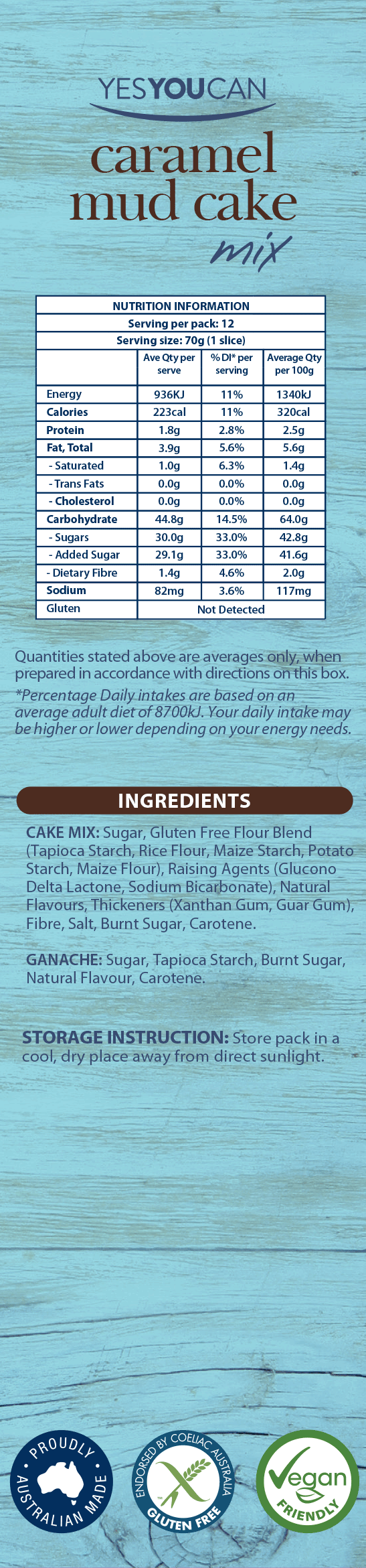 Caramel Mud Cake