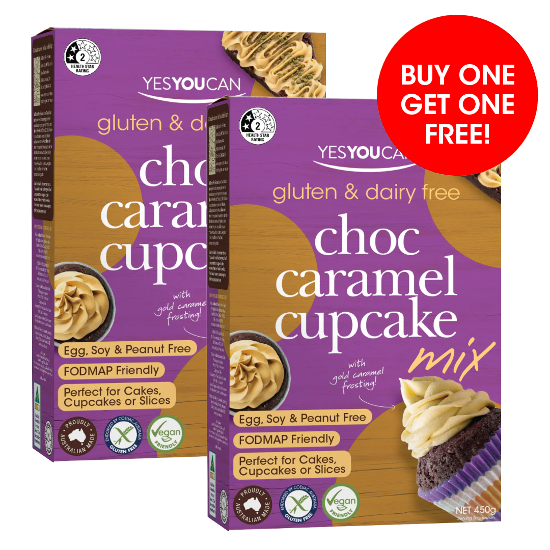 BOGO Choc Caramel Cupcakes