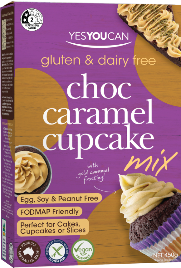 YesYouCan Choc Caramel Cupcake Mix