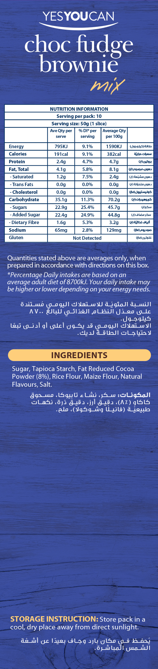 choc fudge brownie yesyoucan australia vegan gluten free dairy egg soy peanut free low fodmap mix baking