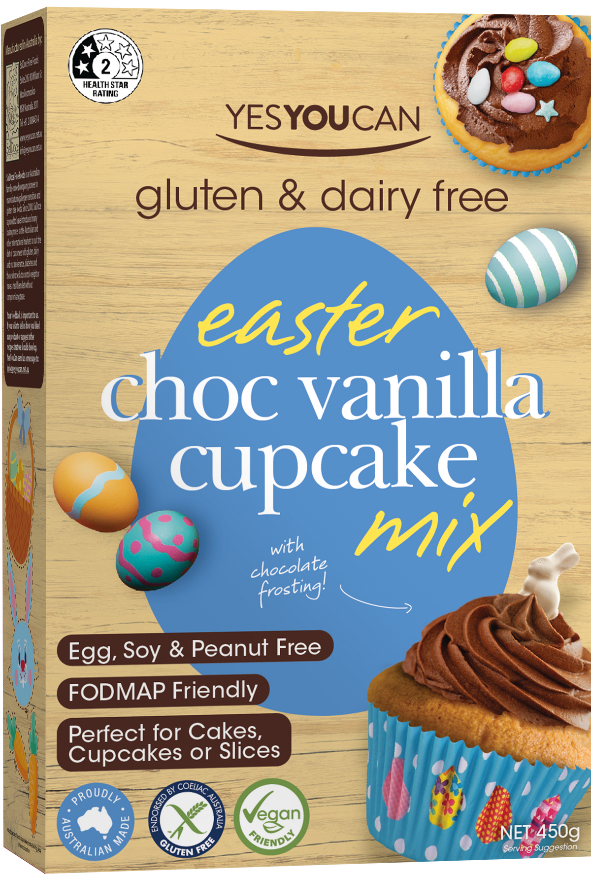 Easter Choc Vanilla Cupcake