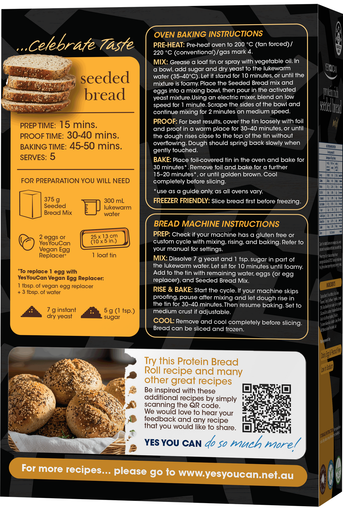 Protein Rich Seeded Bread