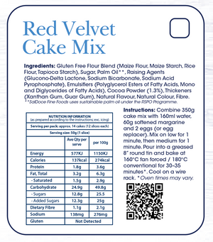 Red Velvet Cake Mix 5kg