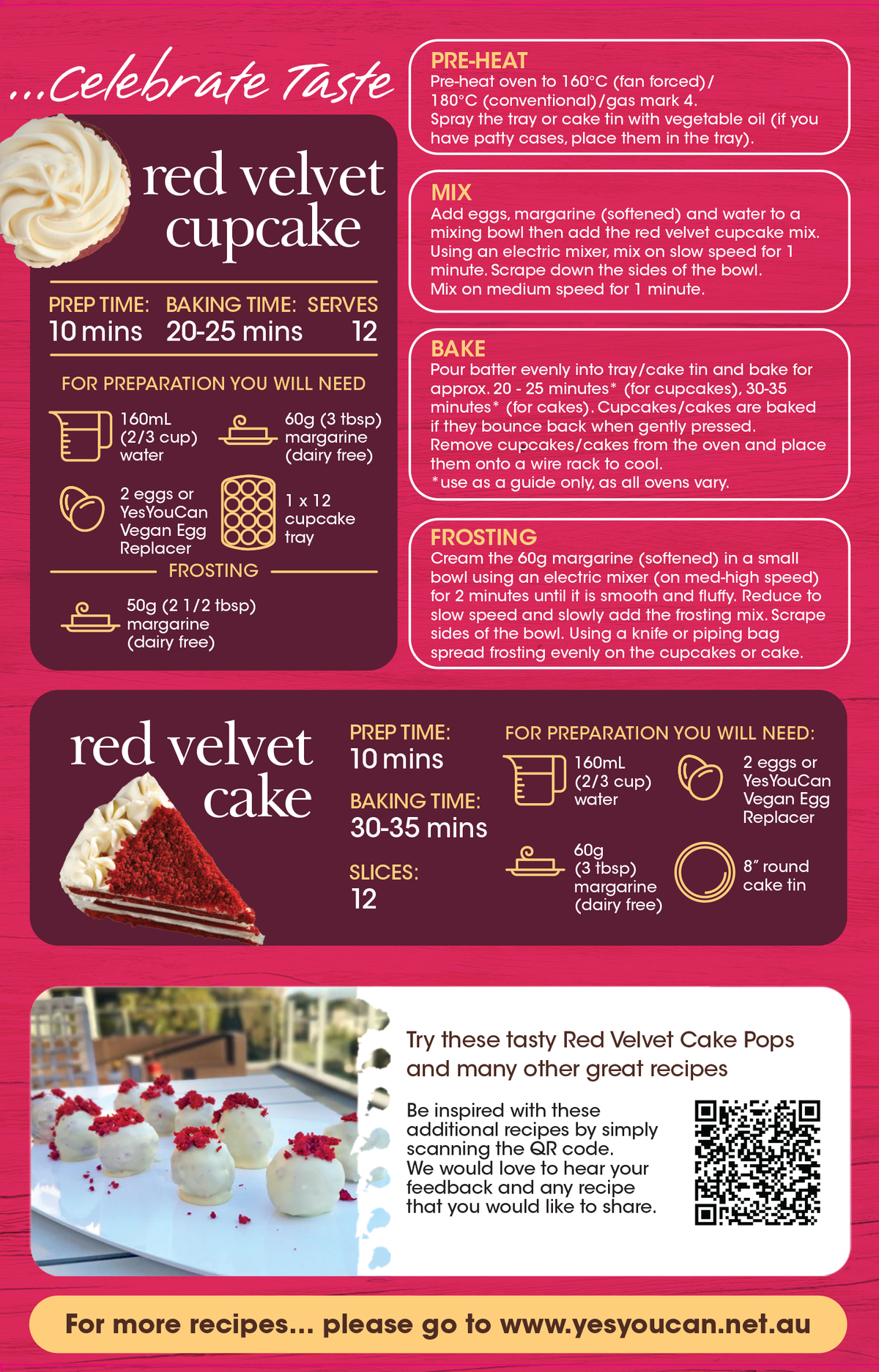 Red Velvet Cupcake Mix