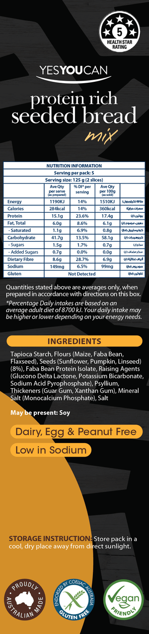 Protein Rich Seeded Bread