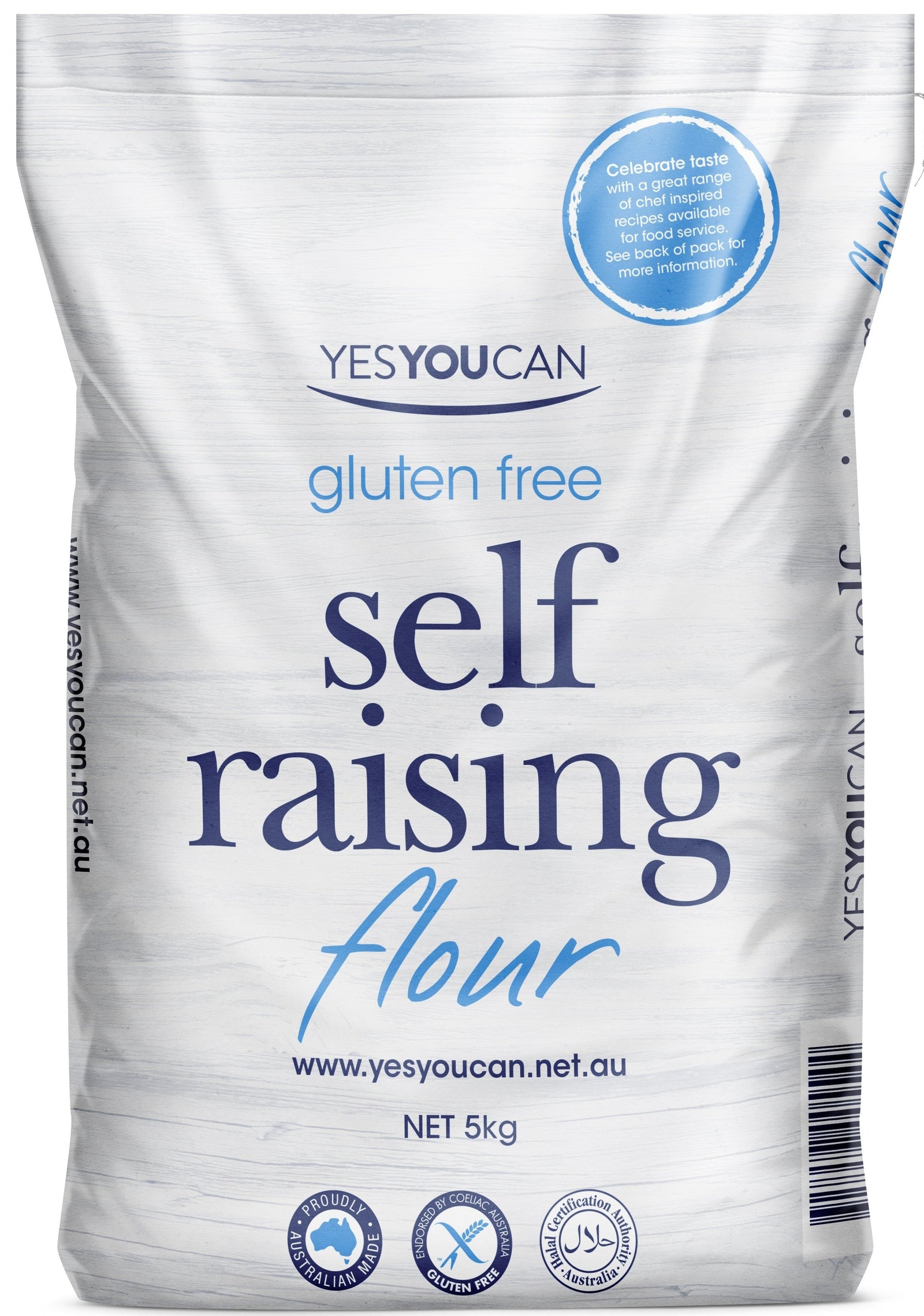 yesyoucan australia gluten free dairy free self raising flour baking mix fodmap friendly fibre 