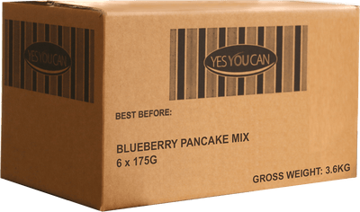 blueberry pancake gluten free yesyoucan front image product photo made in australia bulk group of 6 box