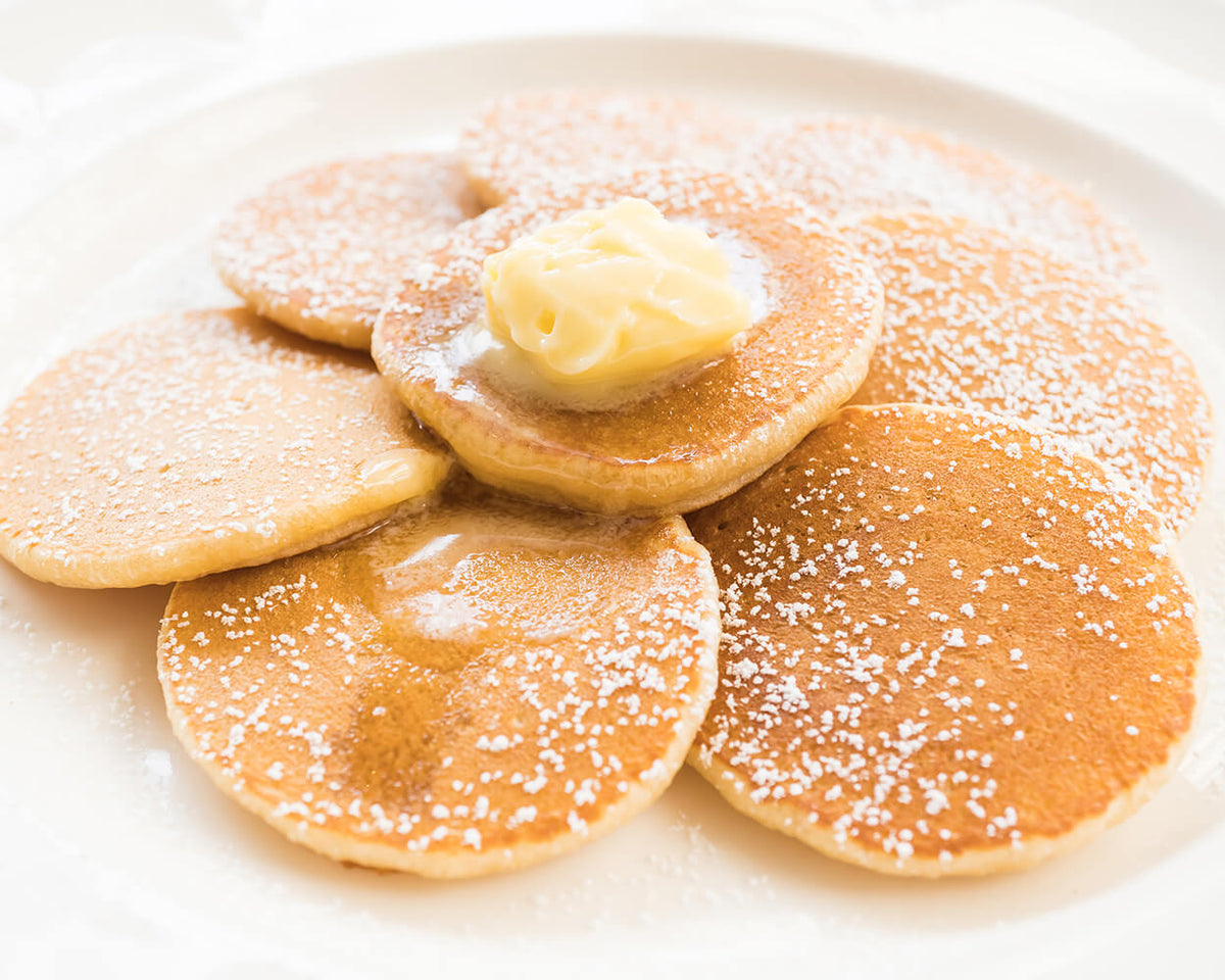  buttermilk pancake gluten free yesyoucan sugar butter honey maple margarine