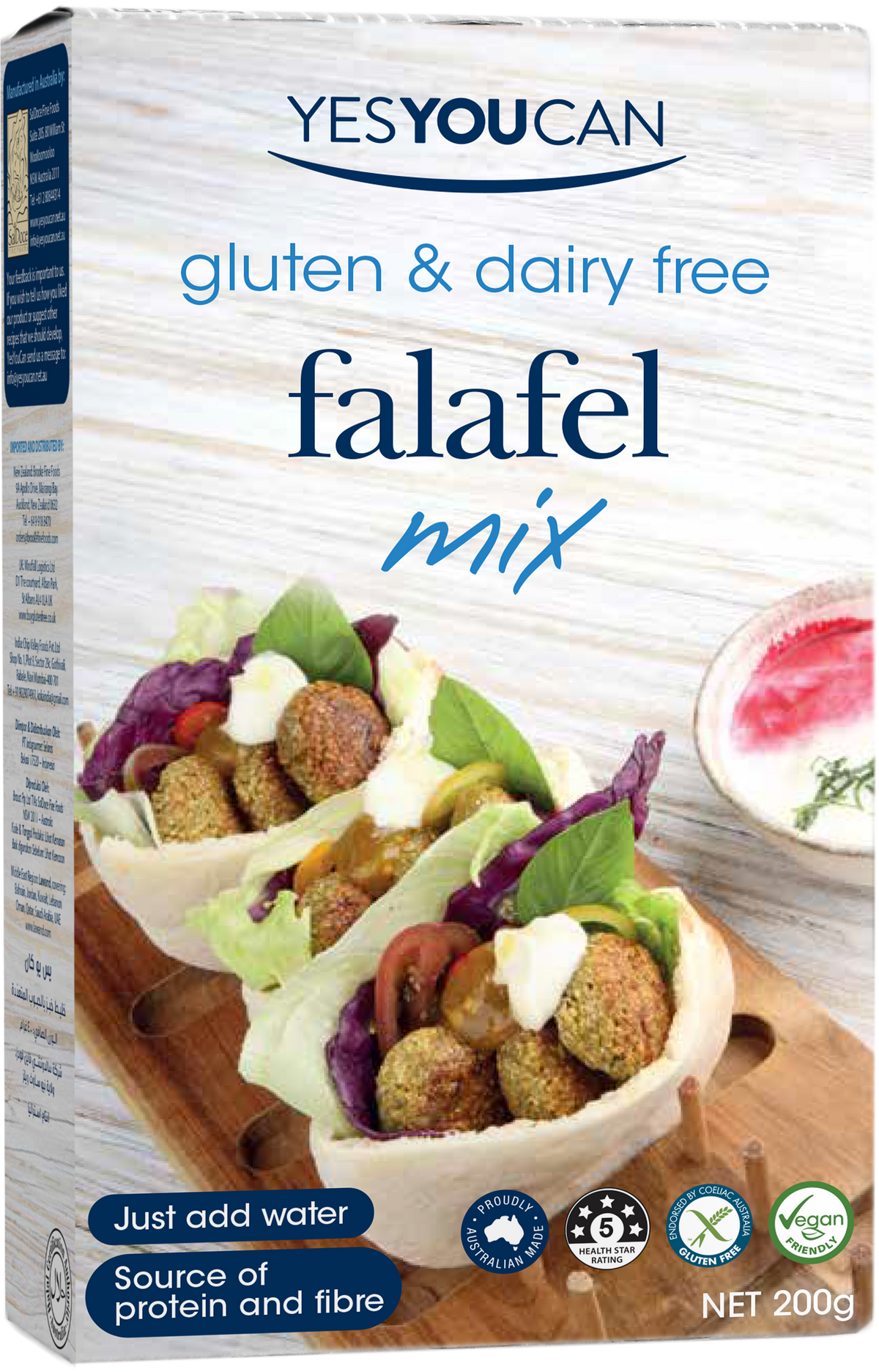 Falafel and Burger Mix