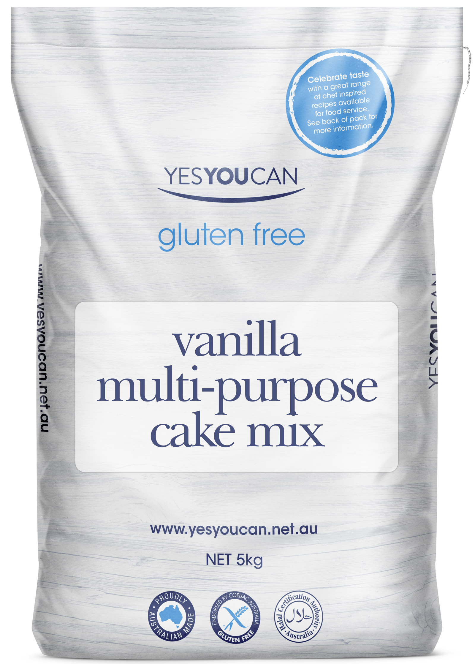 yesyoucan australia gluten free dairy free vanilla cupcake cake baking mix fodmap friendly fibre protein
