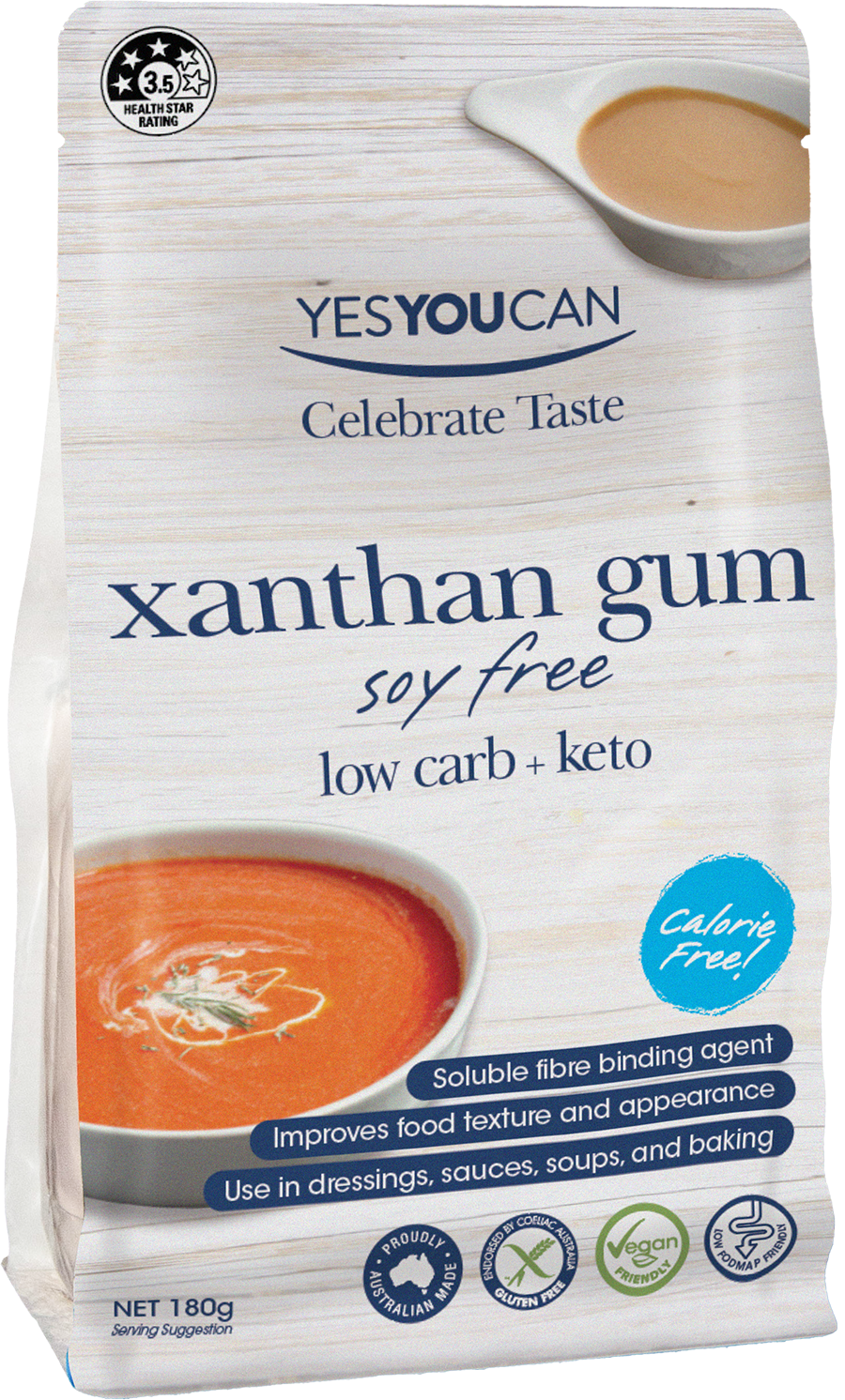 Xanthan Gum-Soy Free 180g